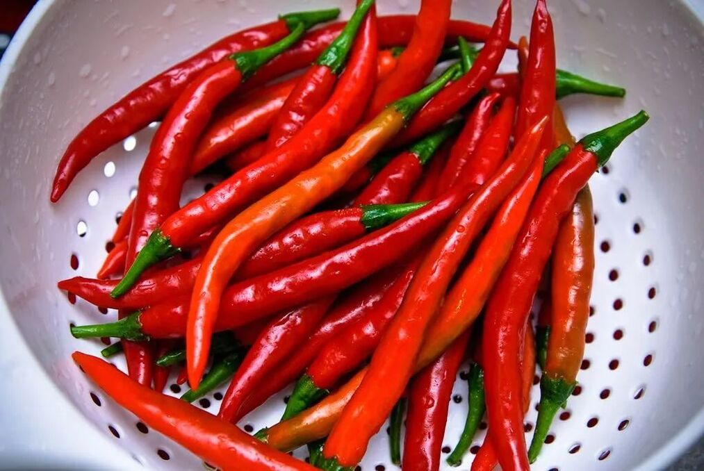 Potency of chili peppers